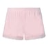 Velour- och spetsshort, Rosa