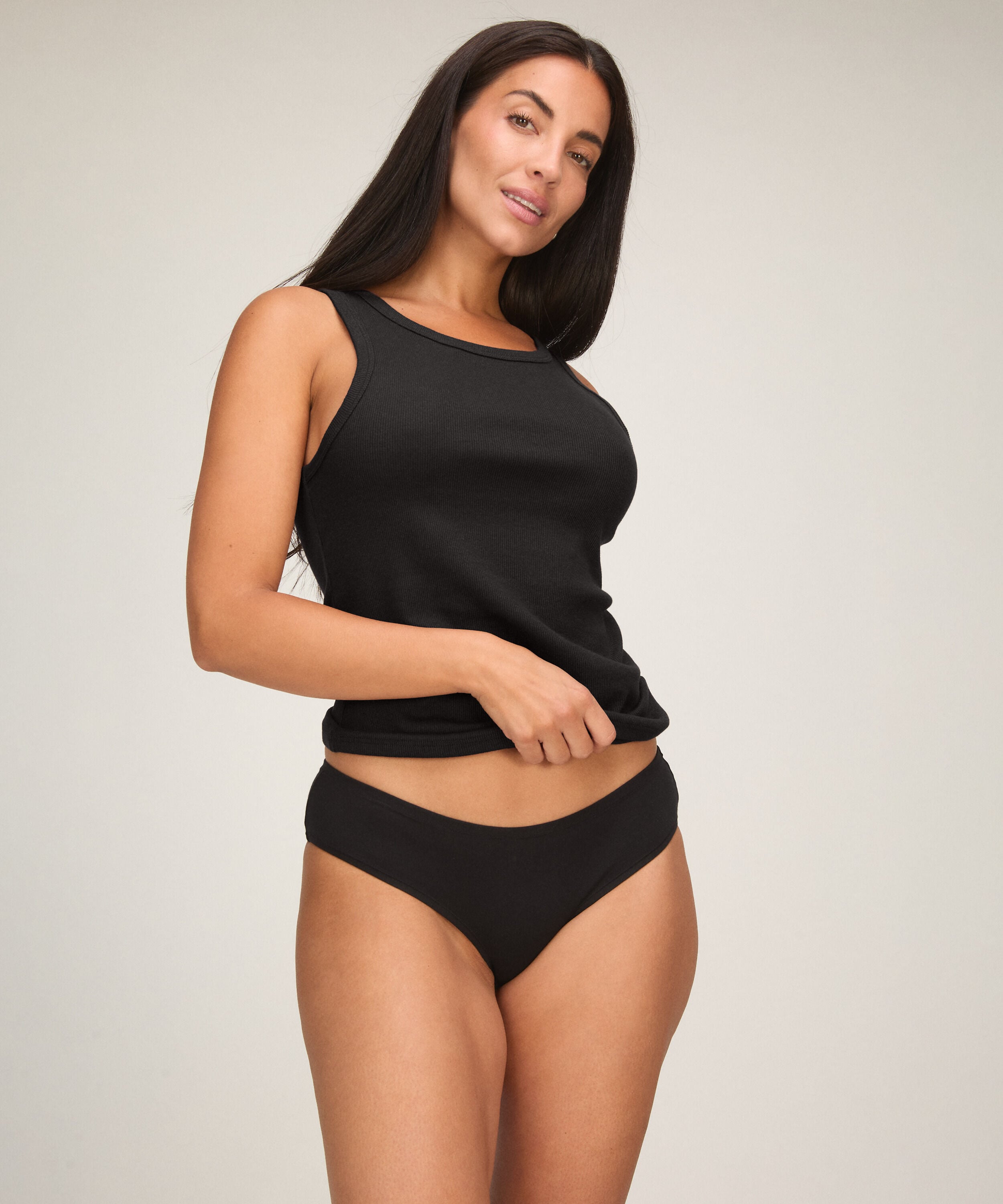 Multipack Bomullsshorts, Svart