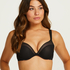 Mesh Padded underwired bra, Svart