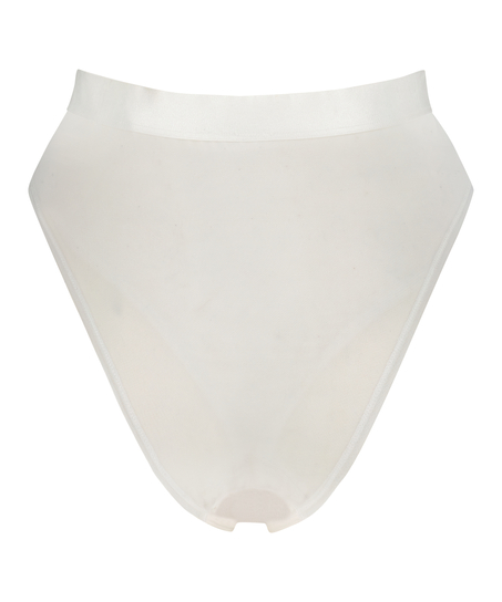 Vibrerande h&ouml;gt skuren brazilian-trosa, Vit