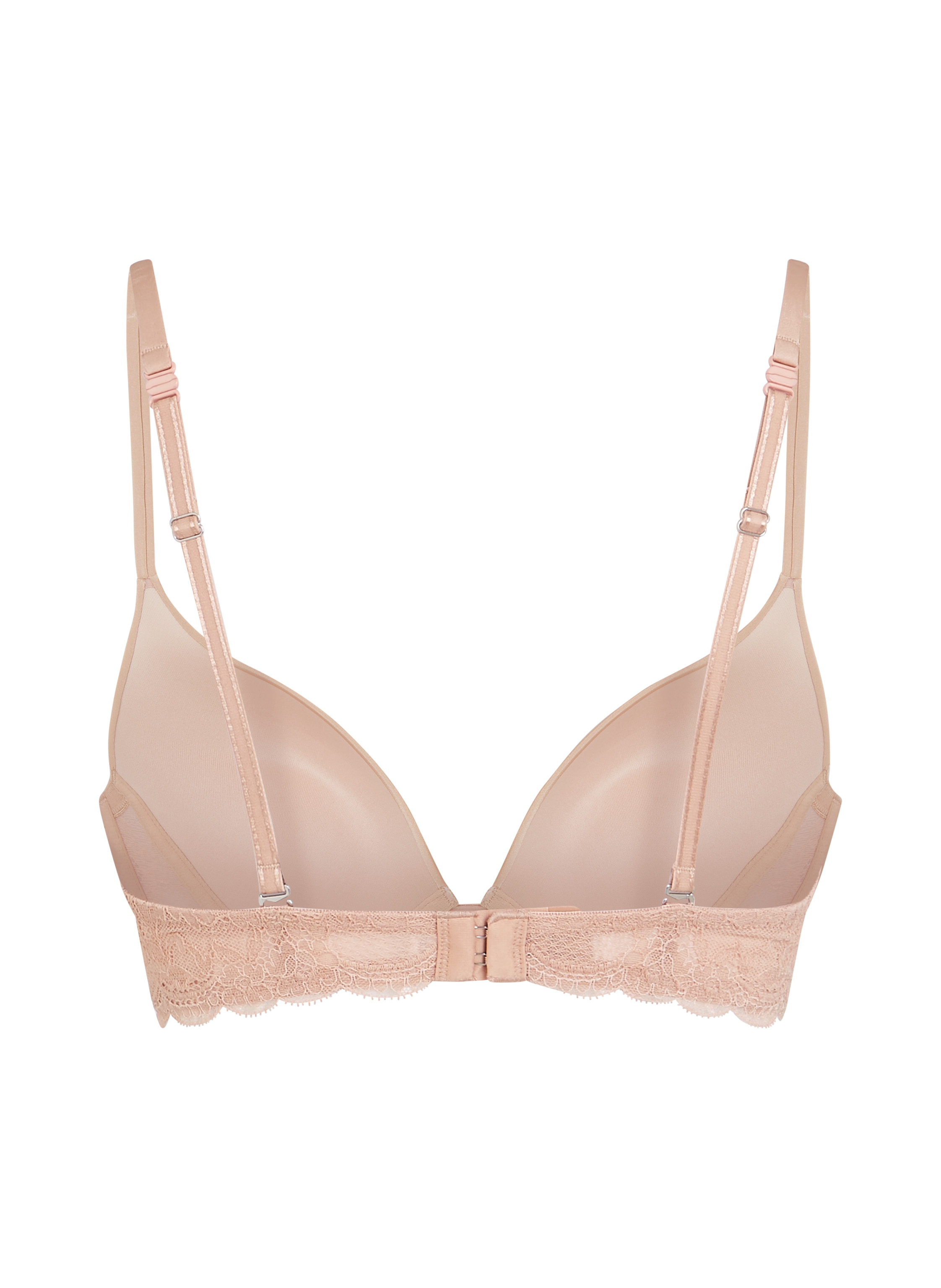 Formpressad push-up-bh med bygel Angie, Beige, main