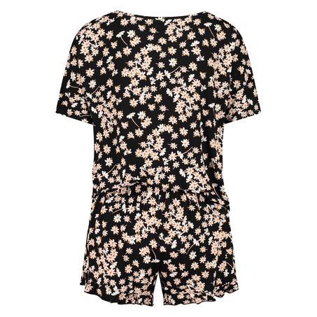 Kort pyjamas-set, Svart