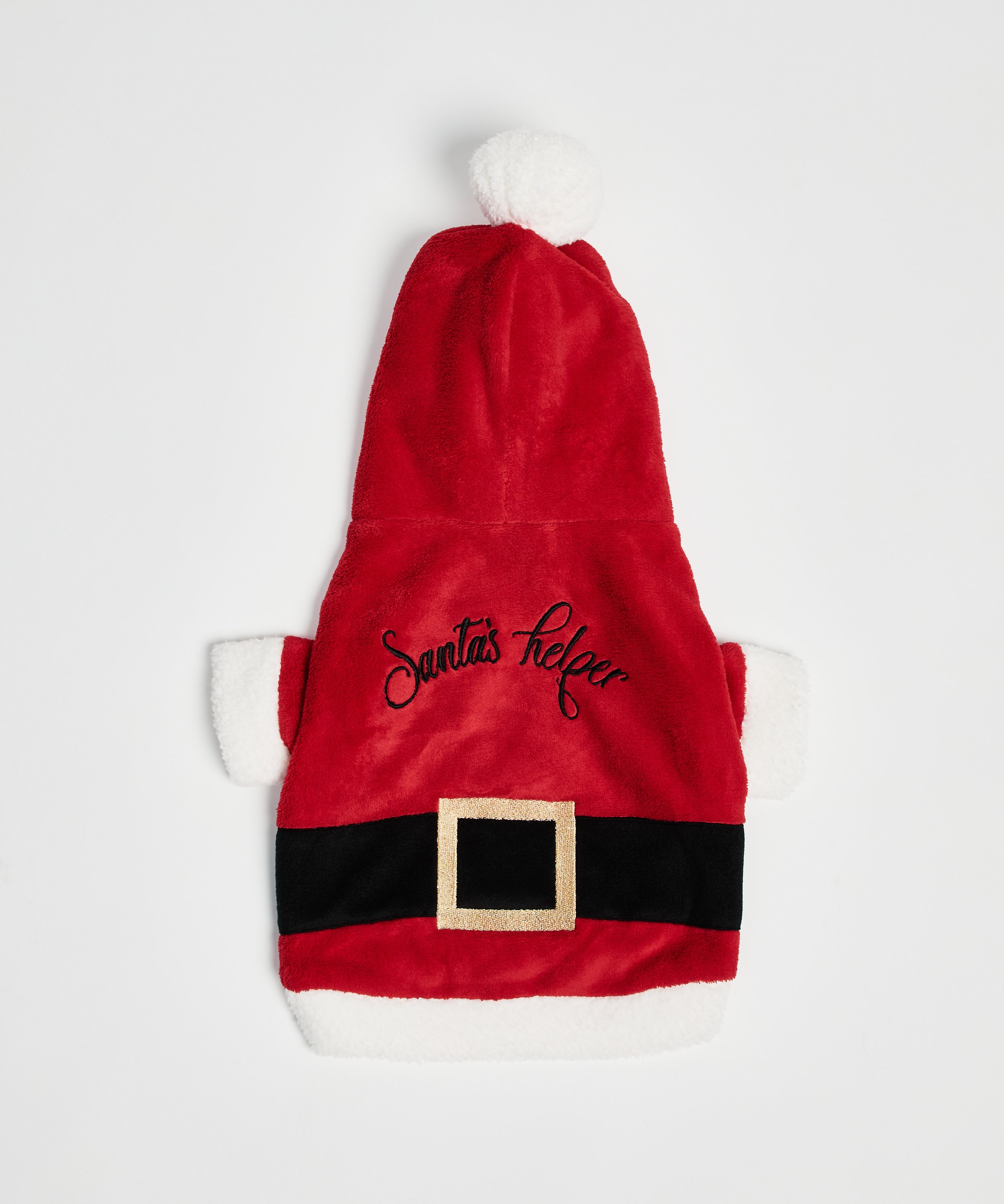 Onsie i fleece för hundar, Röd, main