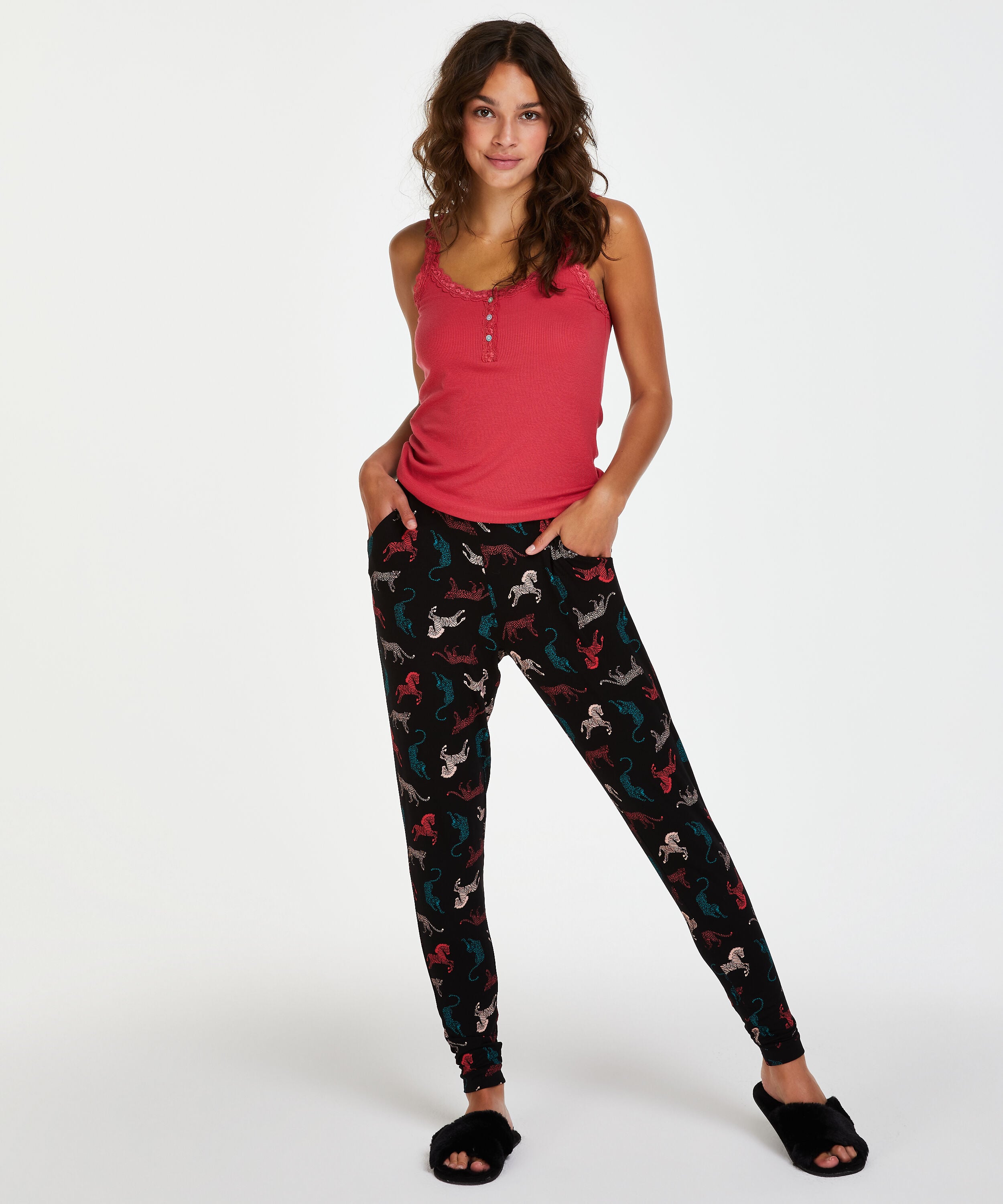 Jersey pyjamasbyxor, Svart