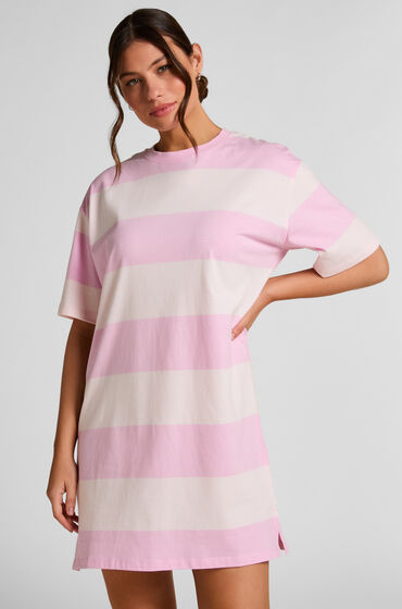 Hunkemöller Nattskjorta med rund hals Rosa