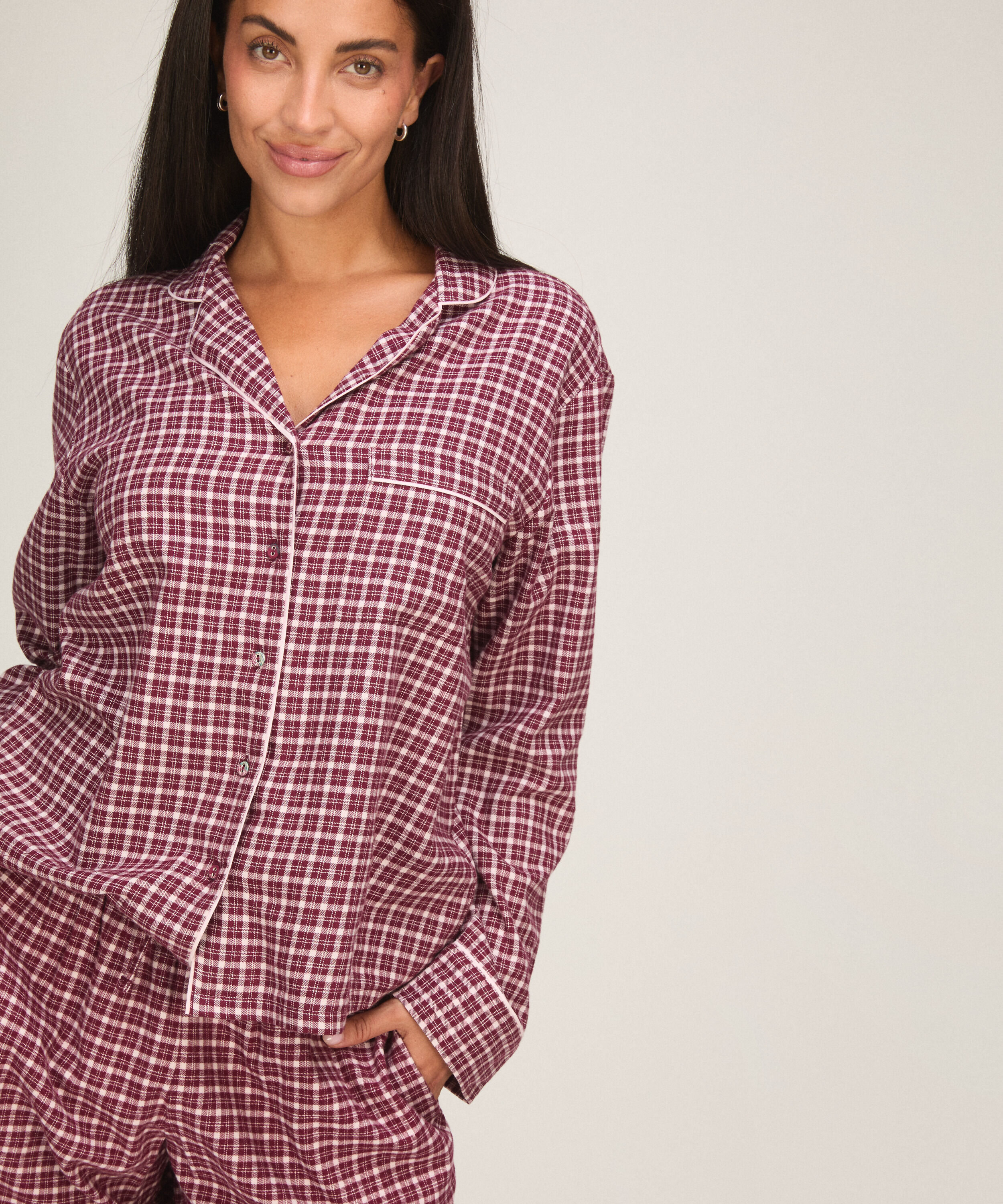 Pyjamasjacka Longsleeve Woven