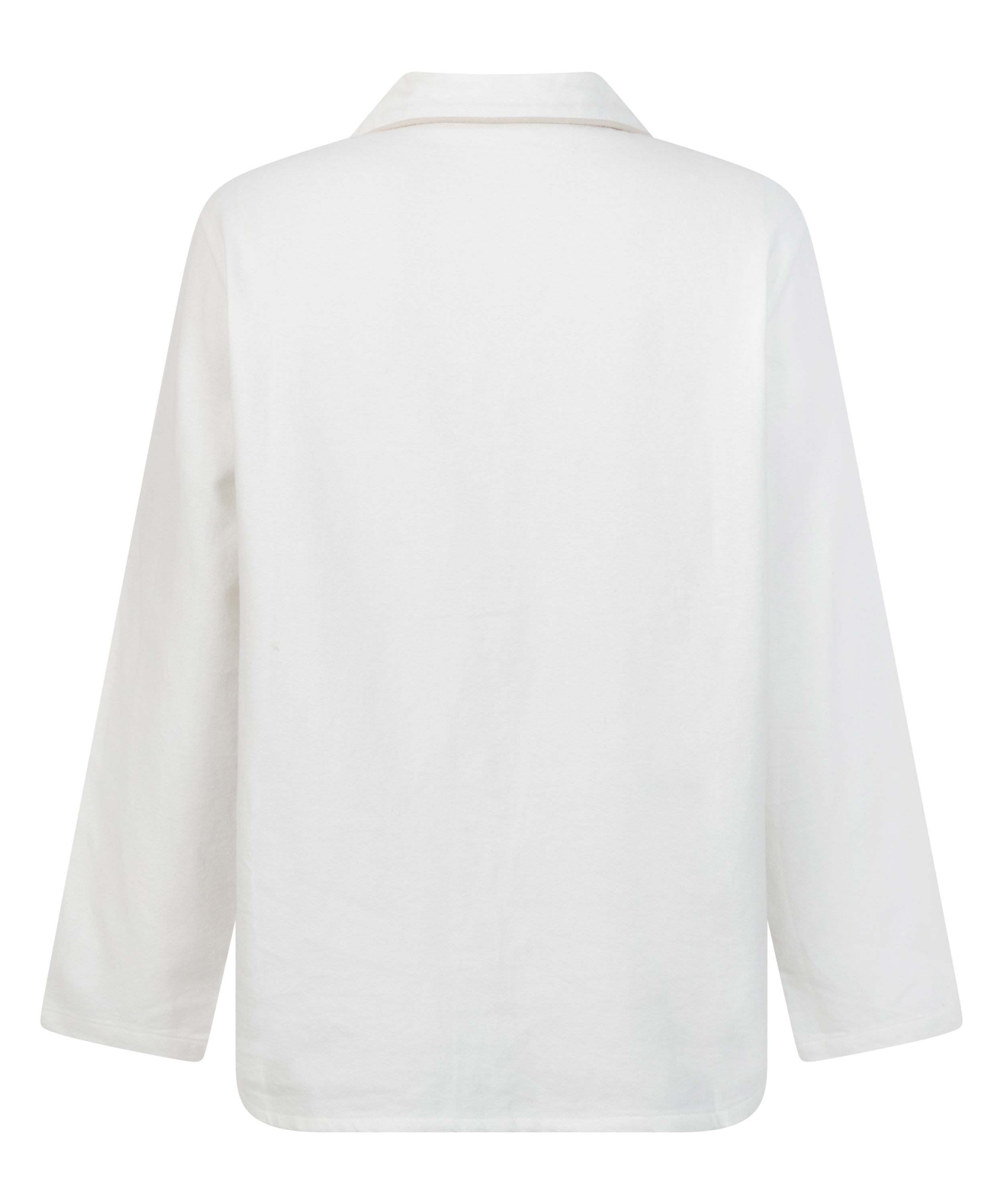 Pyjamastopp Flanel Essentials, Vit, main