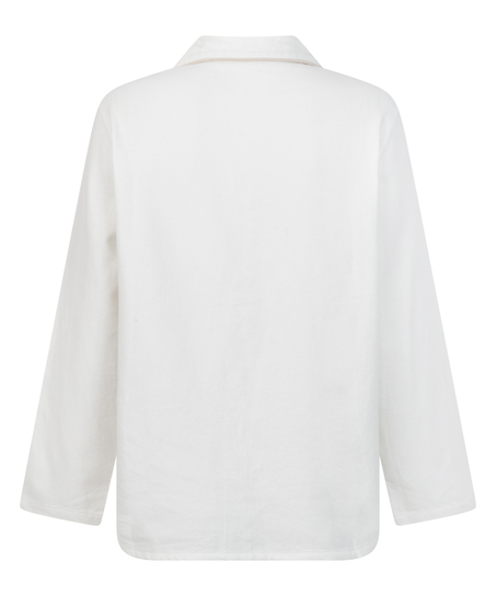 Pyjamastopp Flanel Essentials, Vit