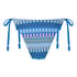 Cali bikiniunderdel med högt skurna ben, Blå