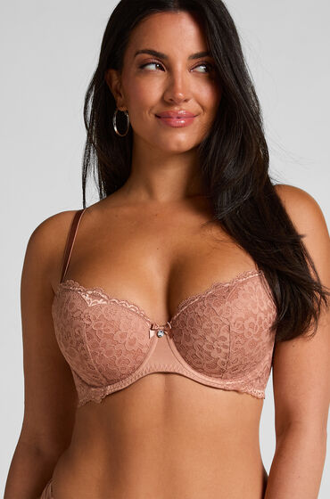 Hunkemöller Formpressad bygel-bh Marine Brun — produktbild