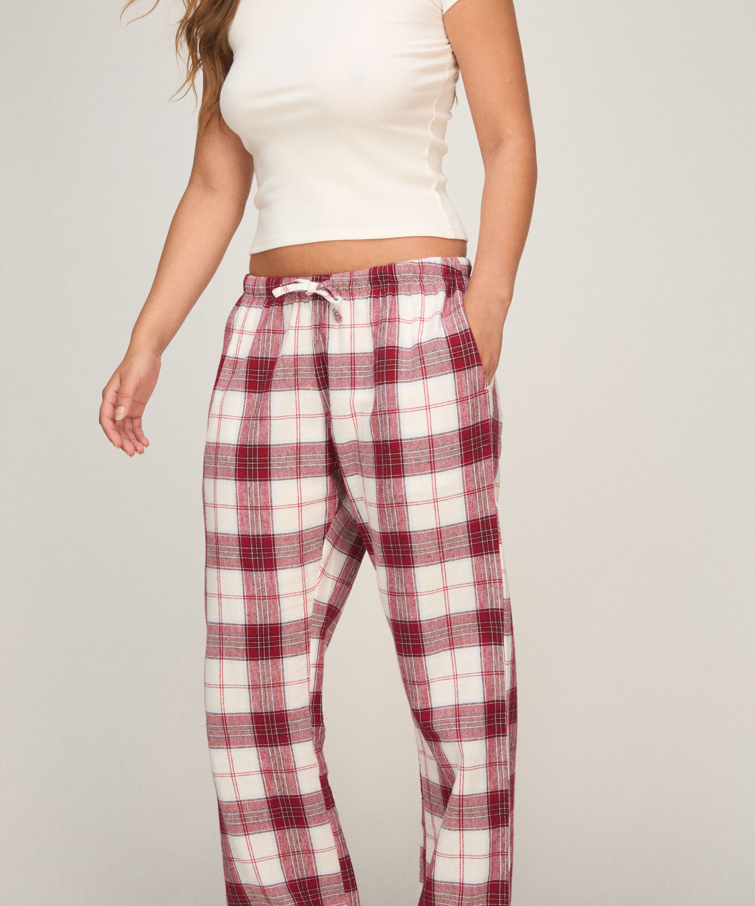 Pyjamasbyxori flanell
