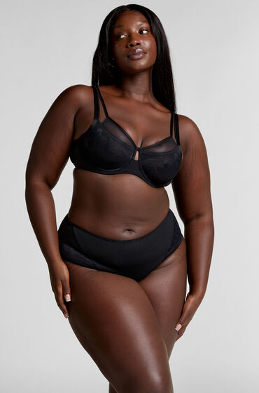 Hunkemöller Jocelyn brazilian-trosa med hög midja Svart