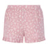 Jersy-shorts med volanger, Rosa