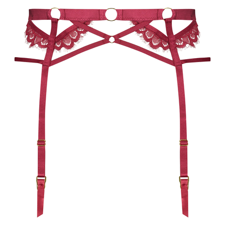 Private Strumpeband Jacky, Röd