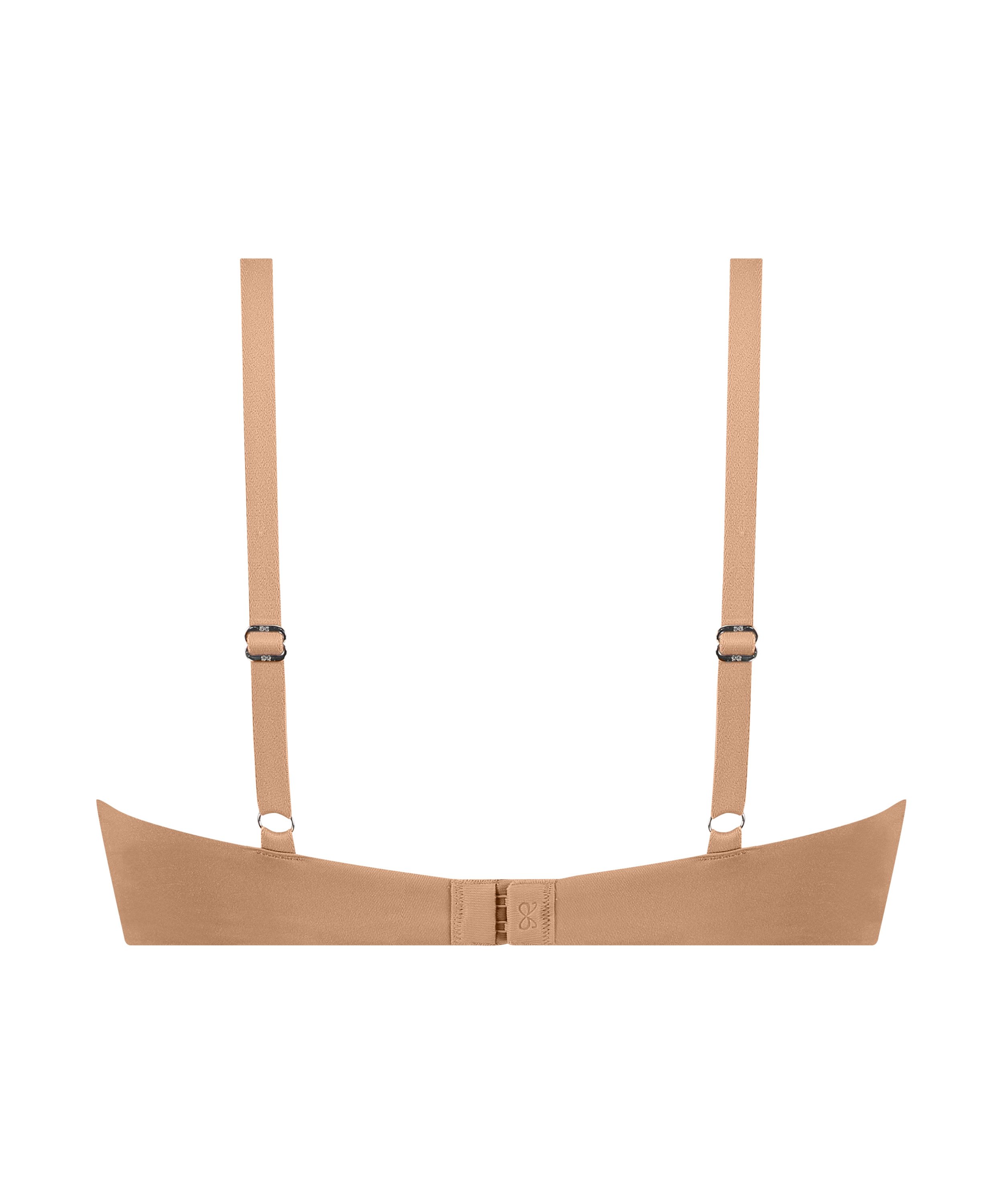 Bekväm formpressad bygel-bh Smooth, Brun, main