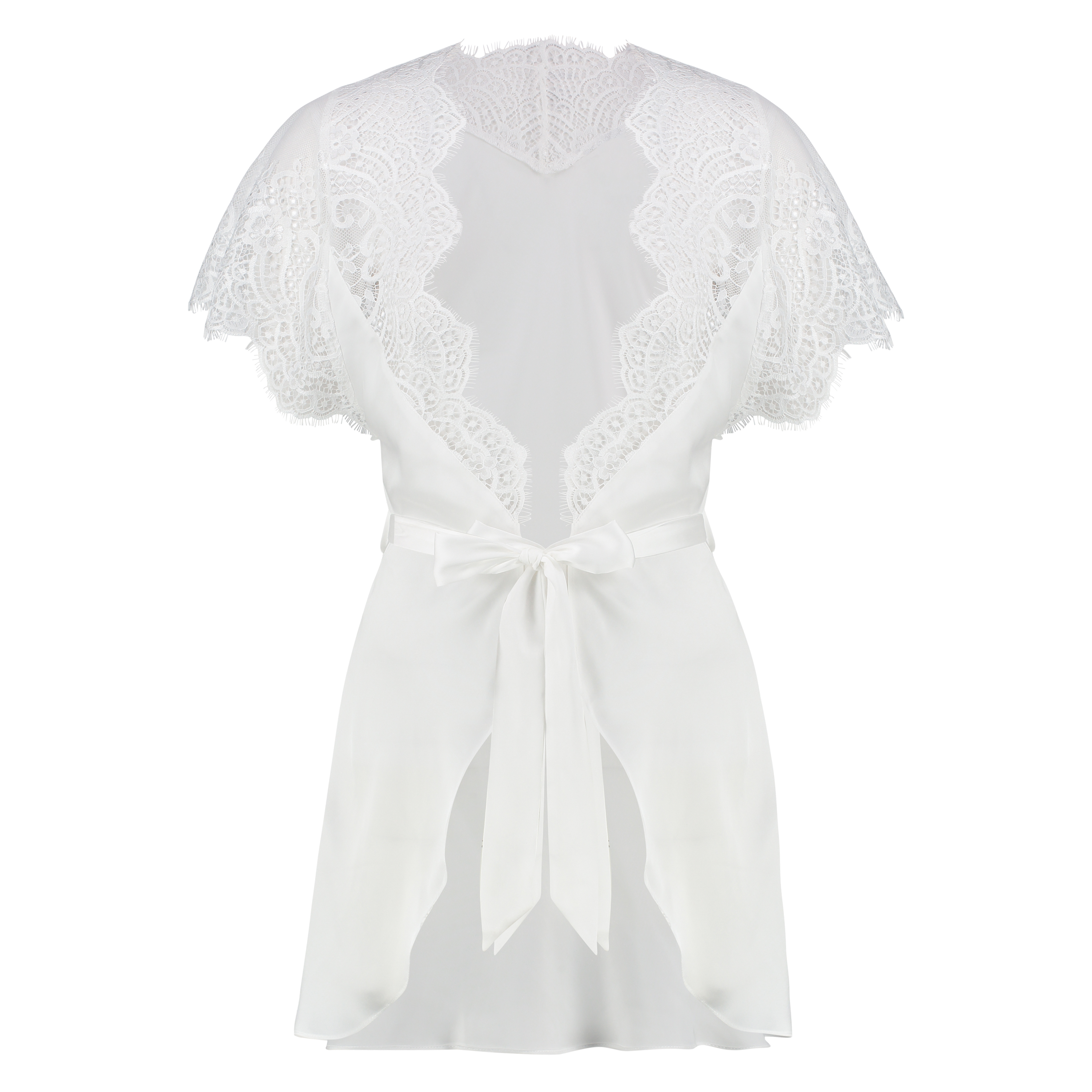 Kimono Cap Sleeve, Vit, main