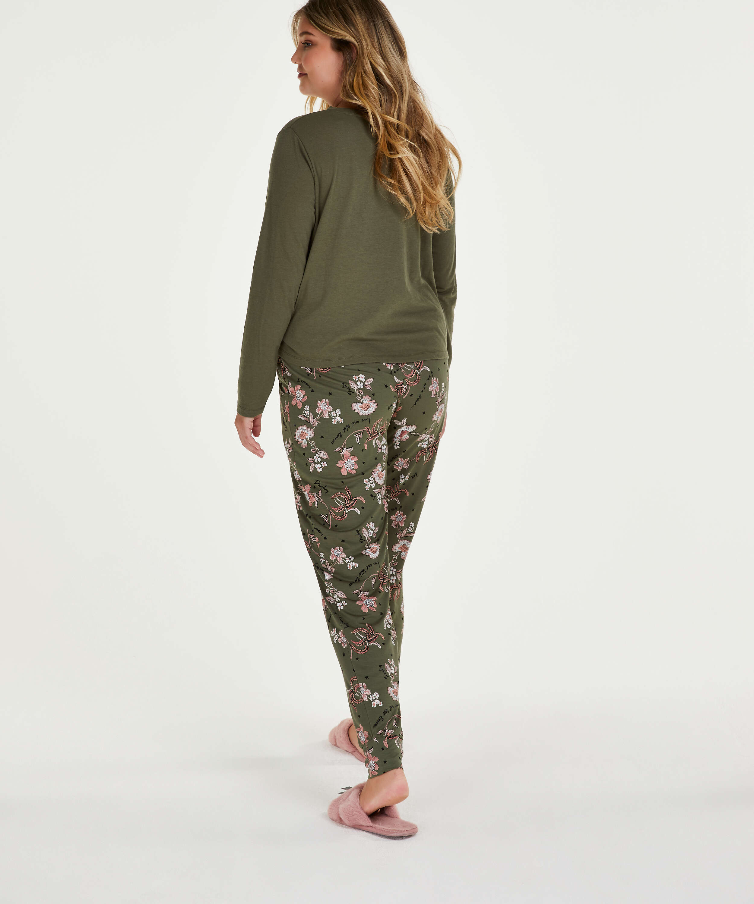 L&aring;ng&auml;rmad top Jersey Knot, gr&ouml;n, main