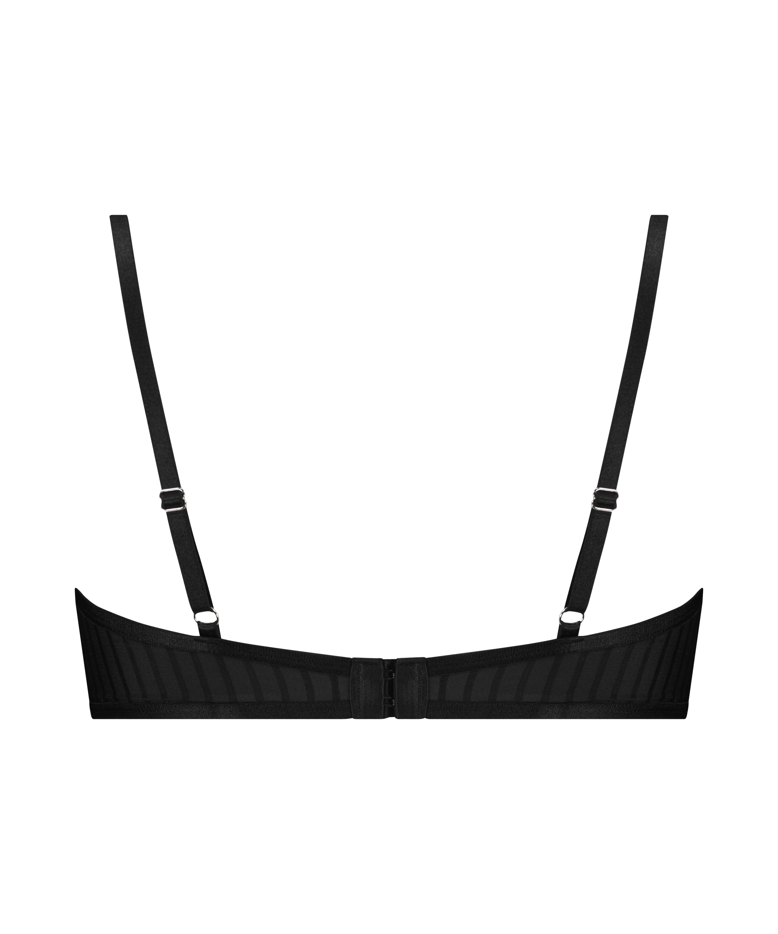 Formpressad bygel-bh med halvt vadderad kupa Dana, Svart, main