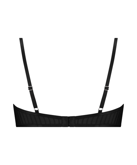 Formpressad bygel-bh med halvt vadderad kupa Dana, Svart