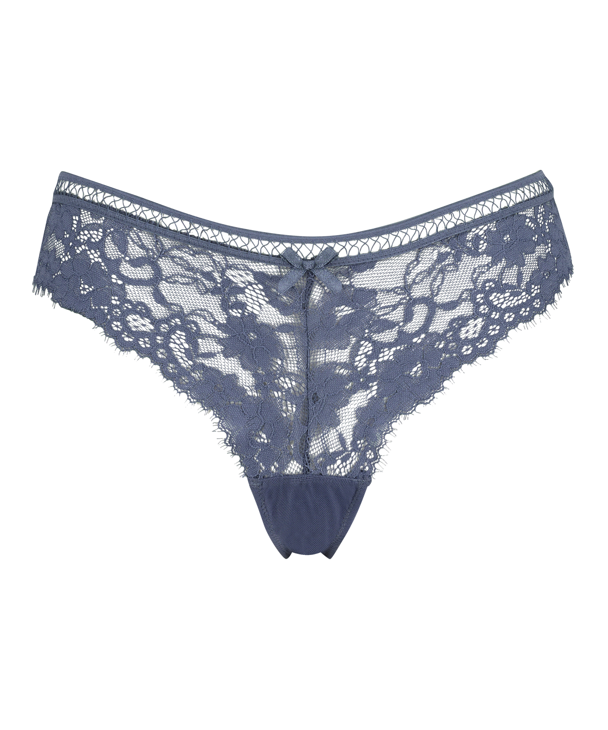 Gianni extra lågt skuren stringtrosa, blå, main