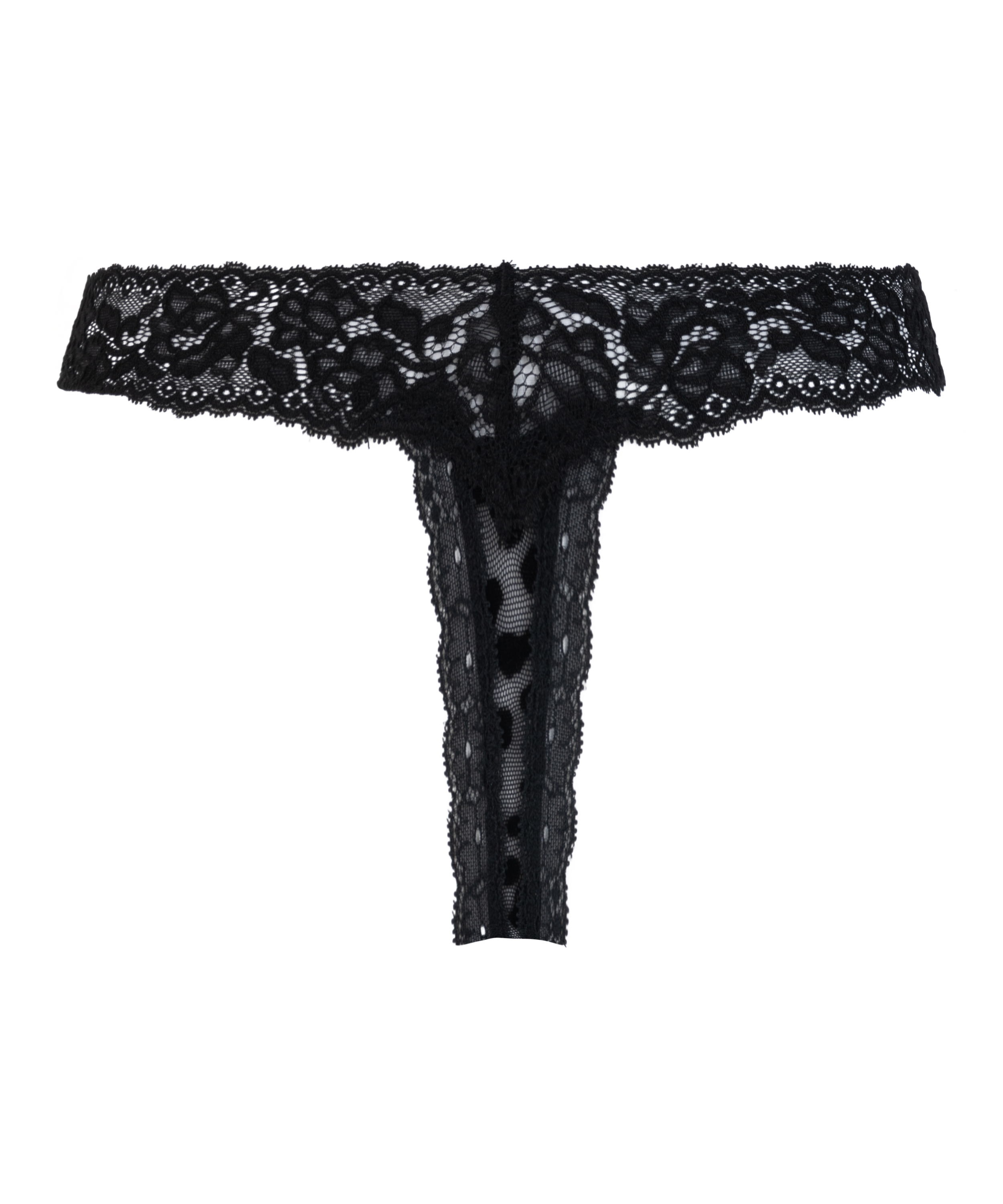 Extra låg stringtrosa Marina, Svart, main