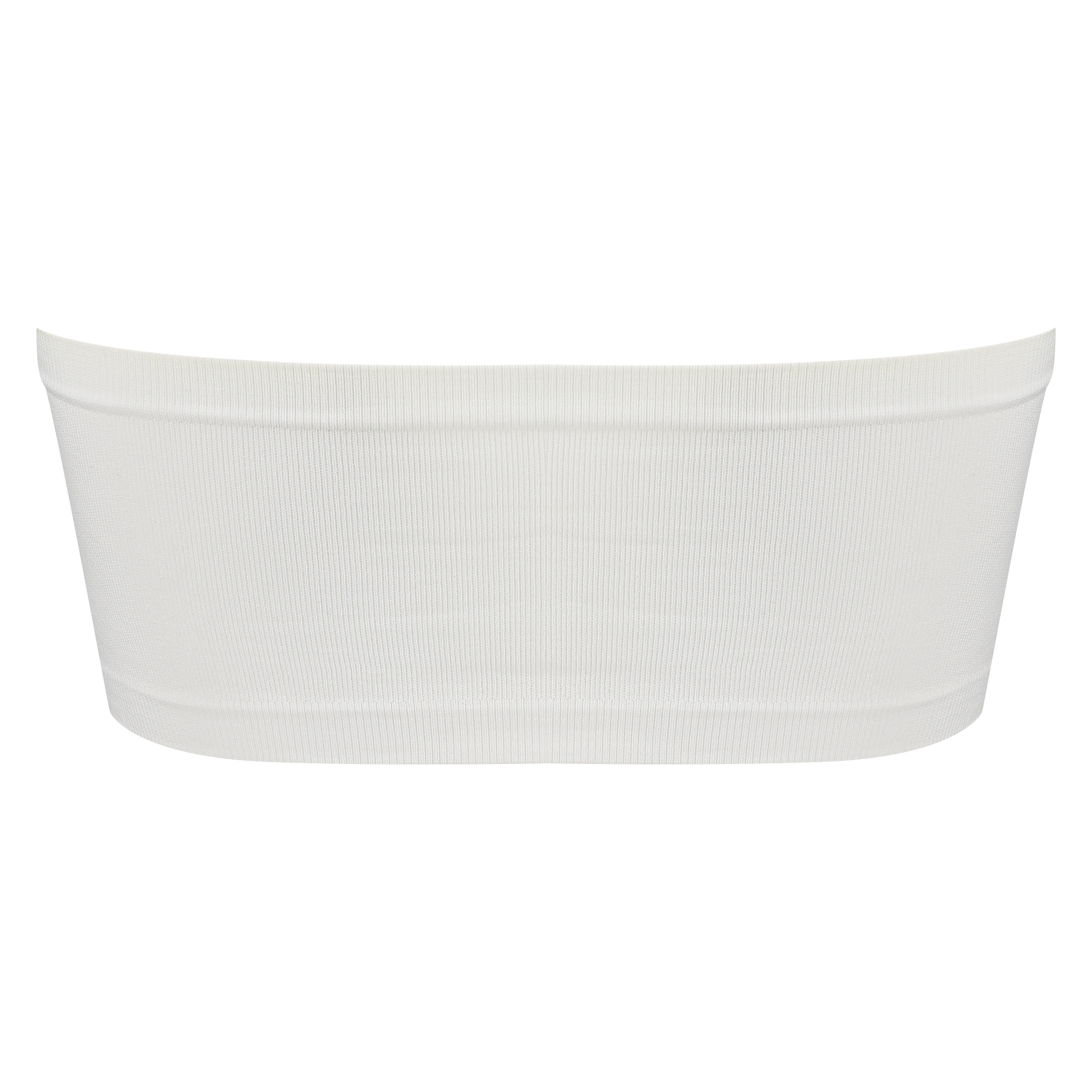 Seamless bandeautopp, Vit, main