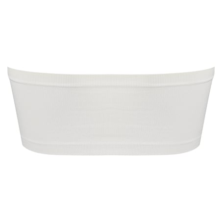 Seamless bandeautopp, Vit