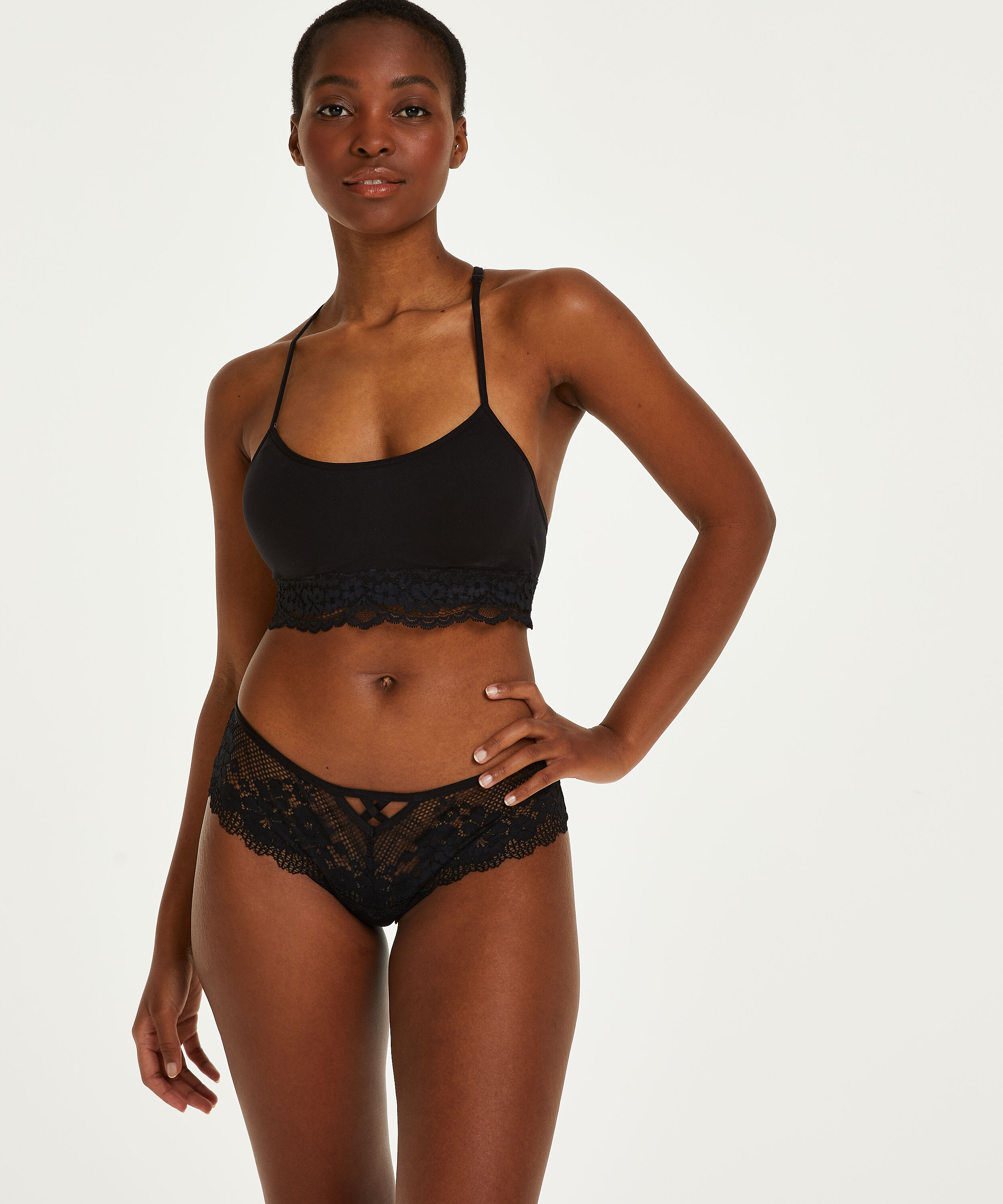 Bella boxerstringtrosa, Svart