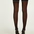 Lola 30 denier stay-ups, Svart