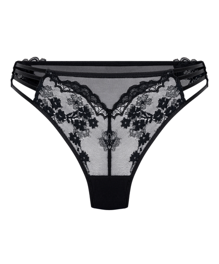 Bree stringtrosa, Svart