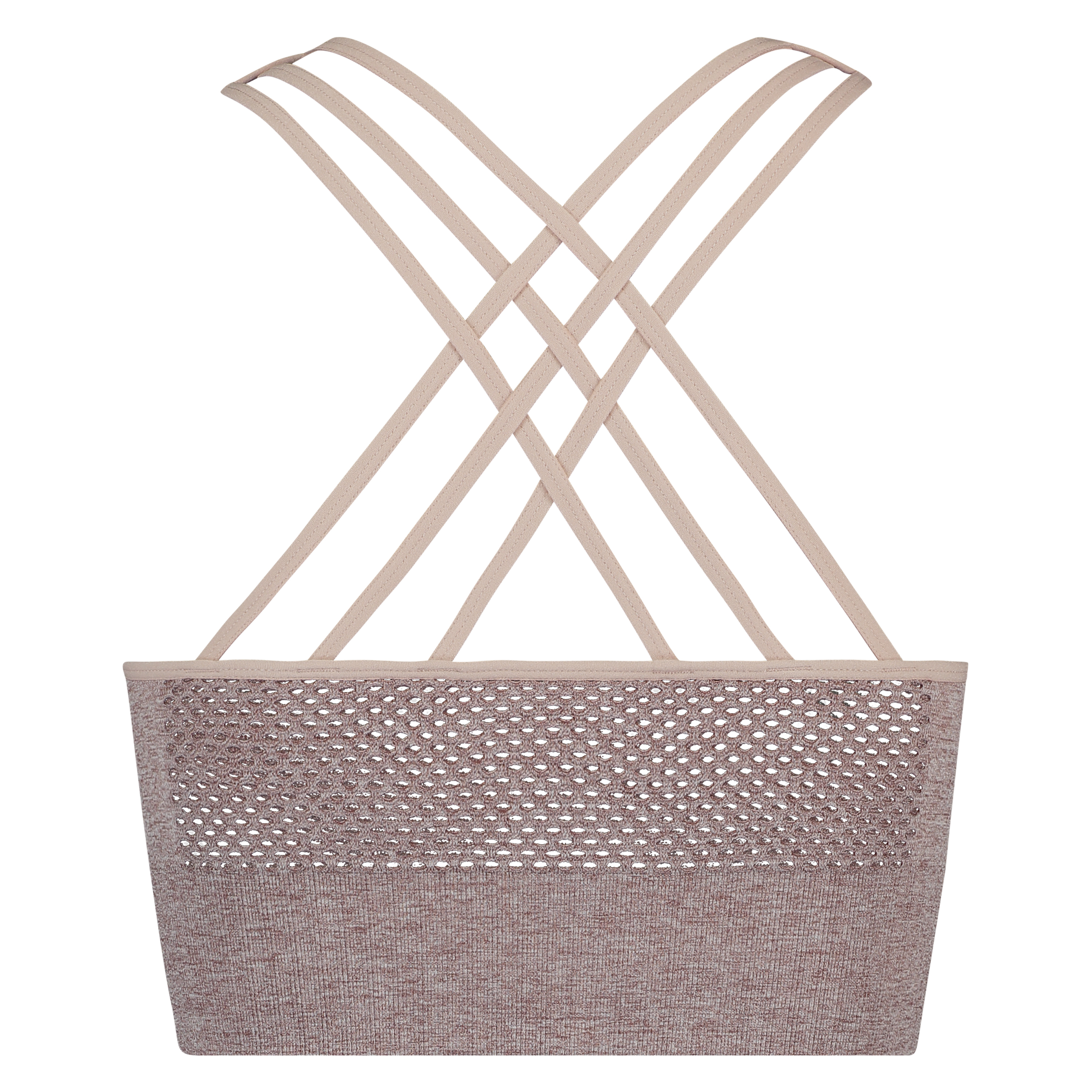 HKMX sport-bh med h&ouml;g hals, niv&aring; 2, ombre, Rosa, main