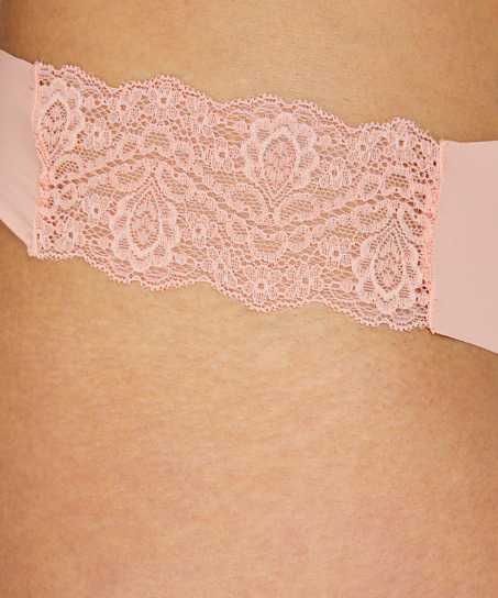 Stringtrosa Invisible spets, Rosa