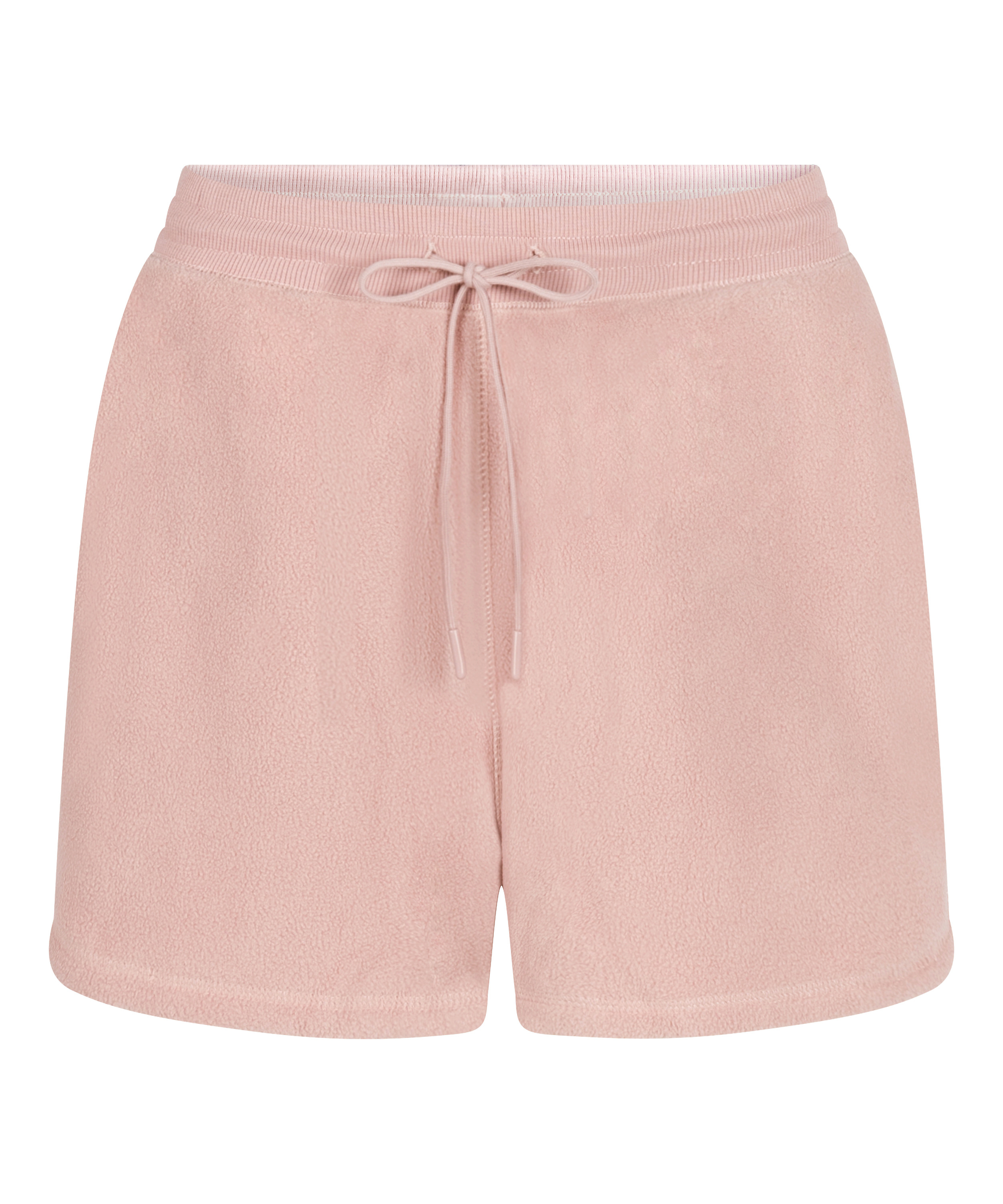 Sportiga fleece-shorts, Rosa, main