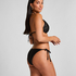Boho Cheeky bikininederdel, Svart