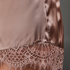 Scallop Lace pyjamasshorts i silke, Rosa