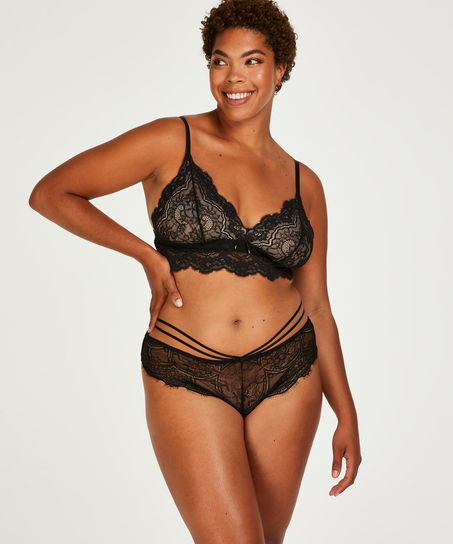 Sian högt skuren braziliantrosa, Svart