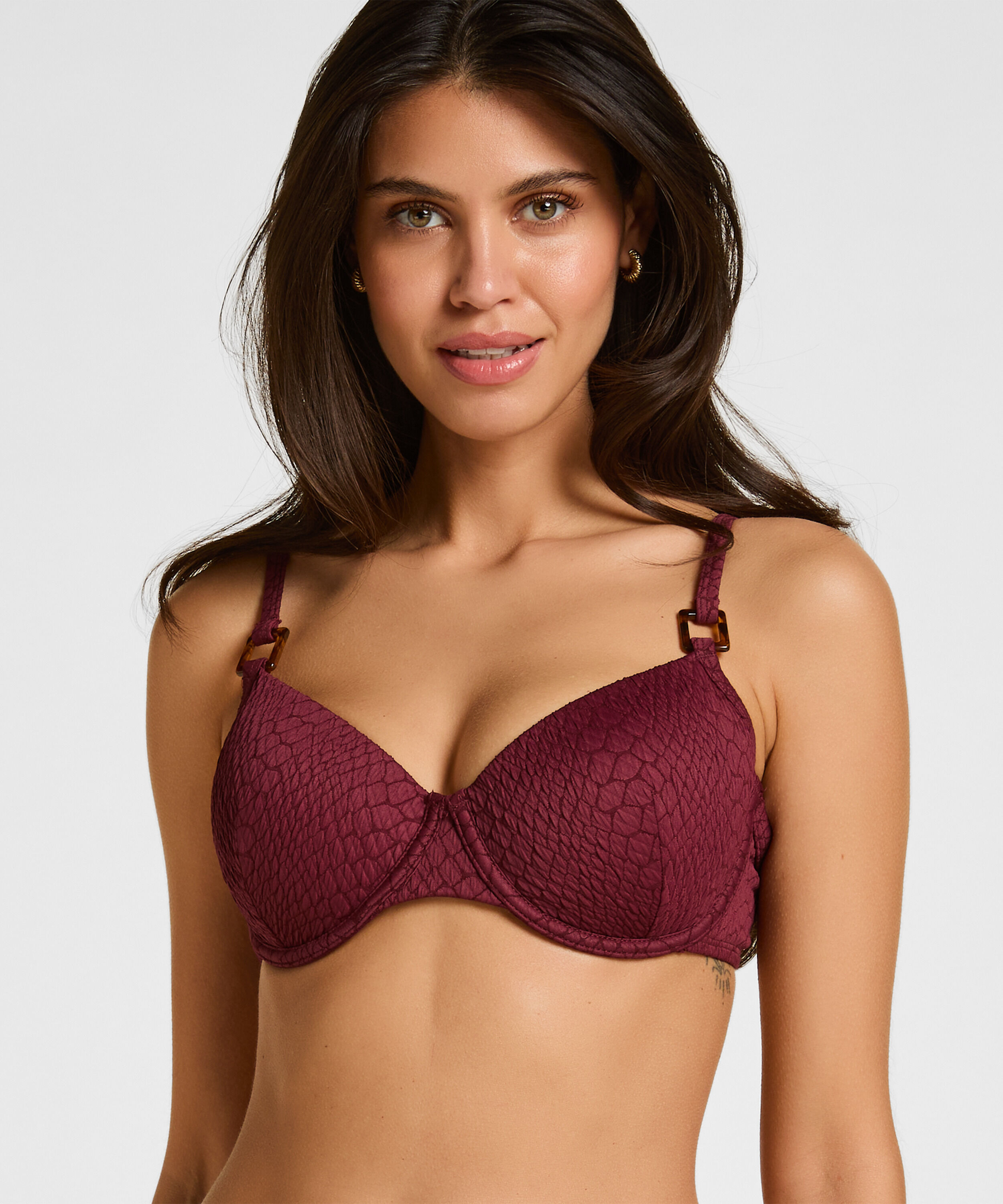 Vadderad Bygel BikiniTop Aruba, Lila Vadderad Bygel BikiniTop Aruba, Lila