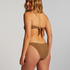 Högt Skuren Bikiniunderdel Goldie Shimmer, Gul