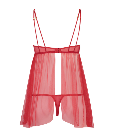 Emily babydoll, Röd