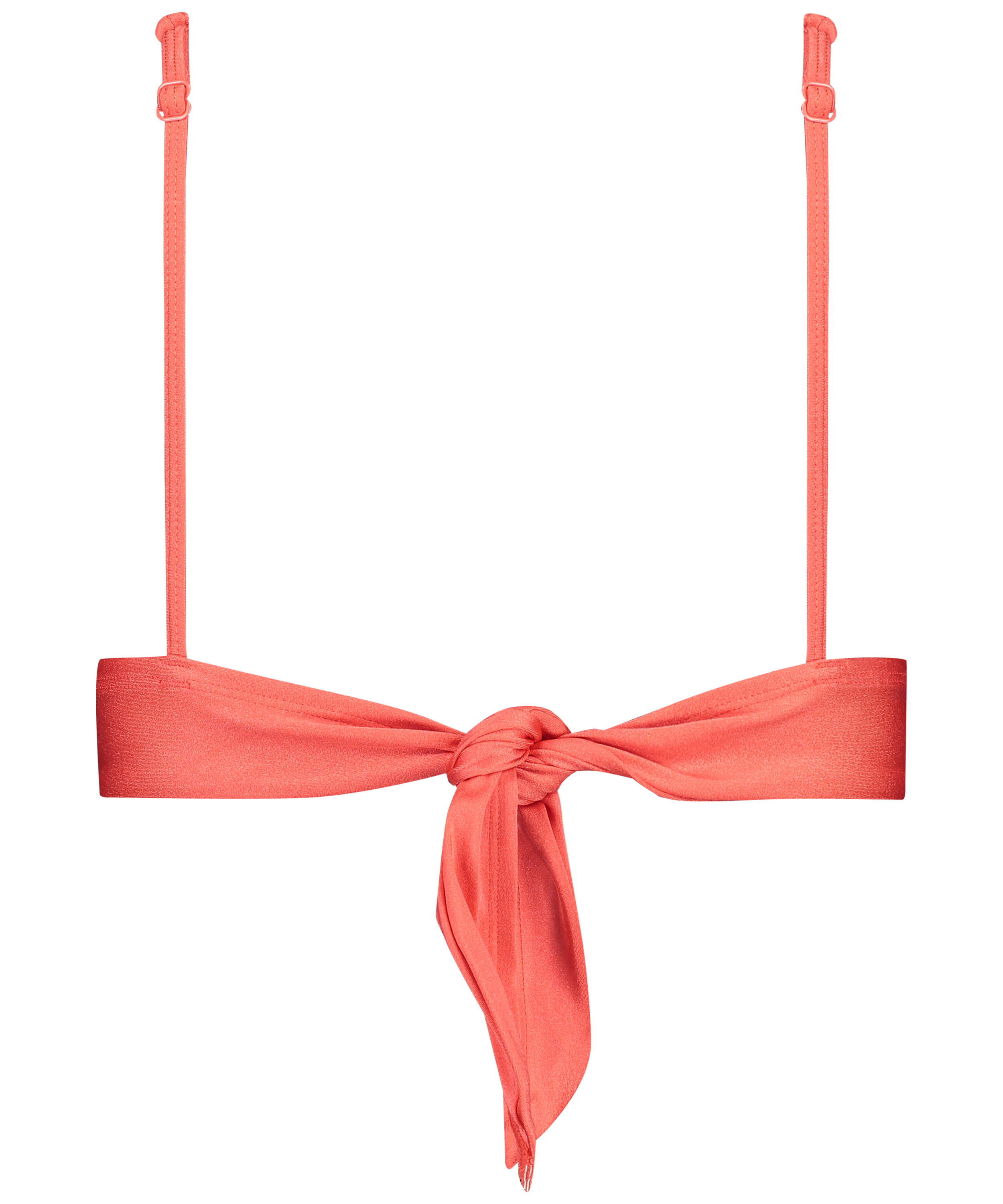 Triangel-bikiniöverdel Luxe, röd, main