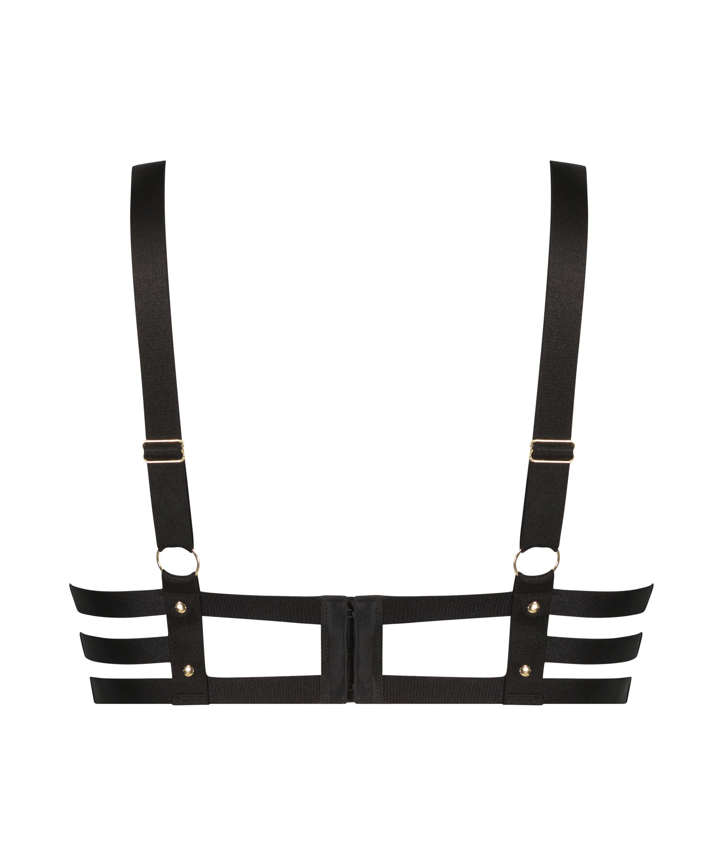 Formpressad pushup-bh med bygel Shadow, Svart, main