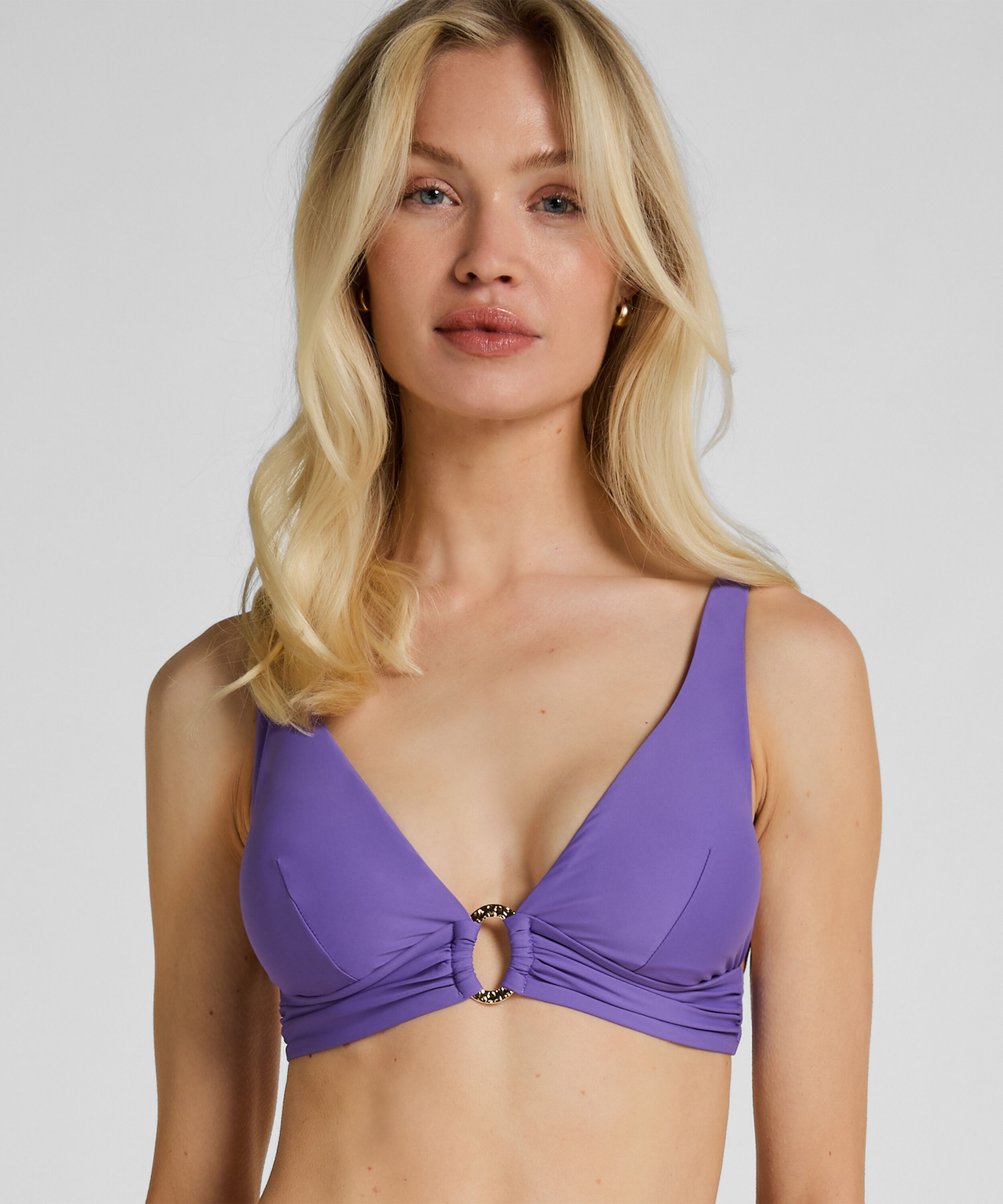 Triangle Bikini Top Luxe, Lila