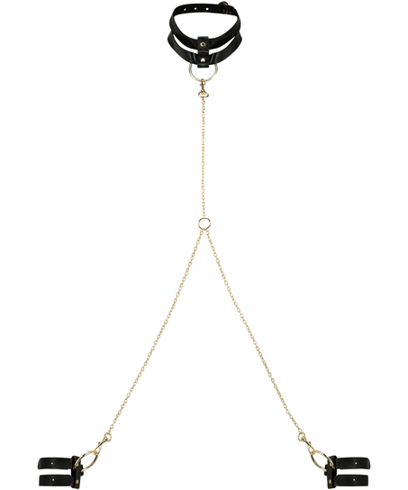 Private choker handbojor, Svart