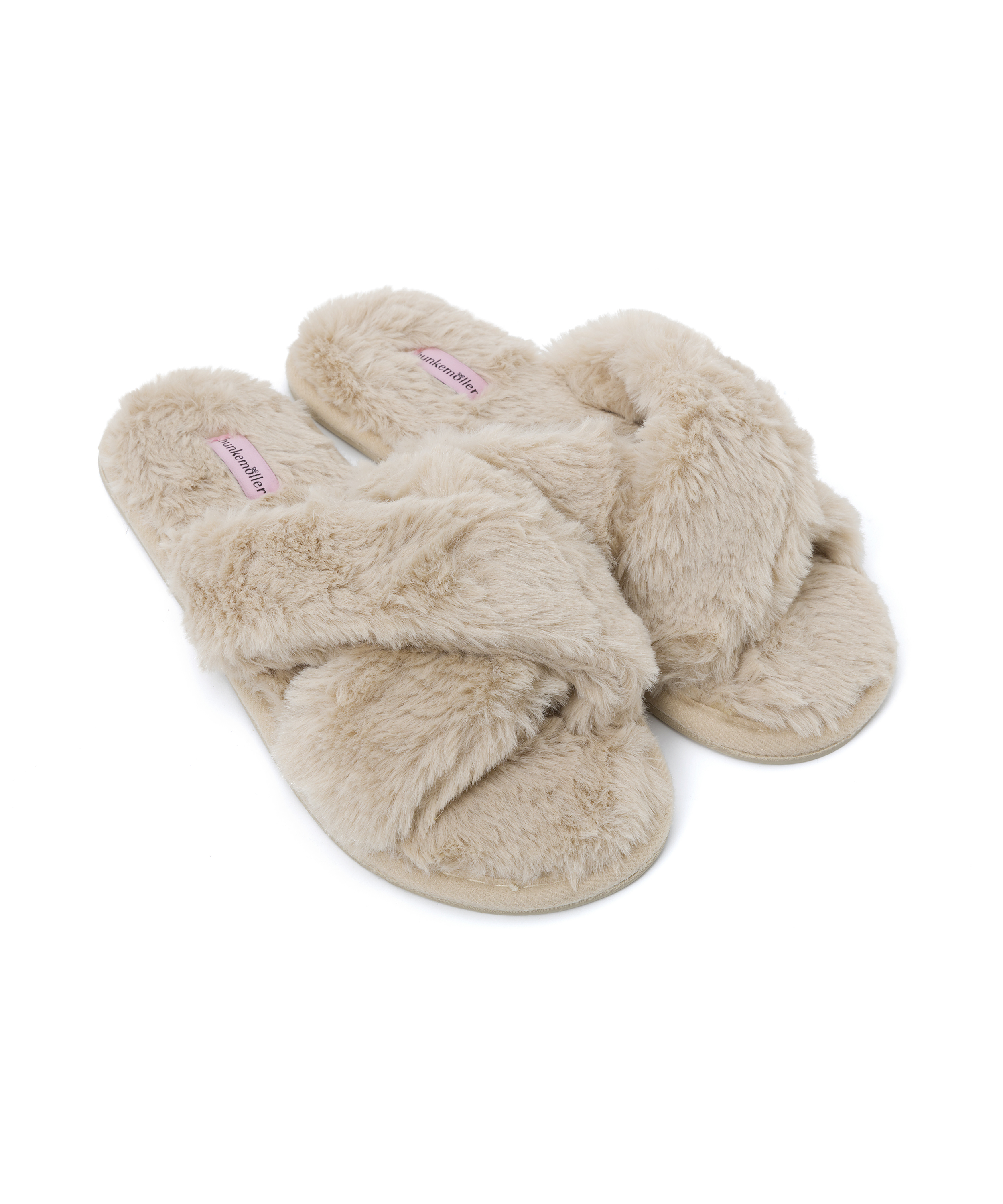 Cross Straps Indoor Sandal, Vit, main