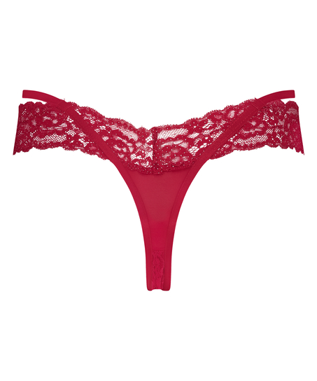 Willow l&aring;g stringtrosa, r&ouml;d