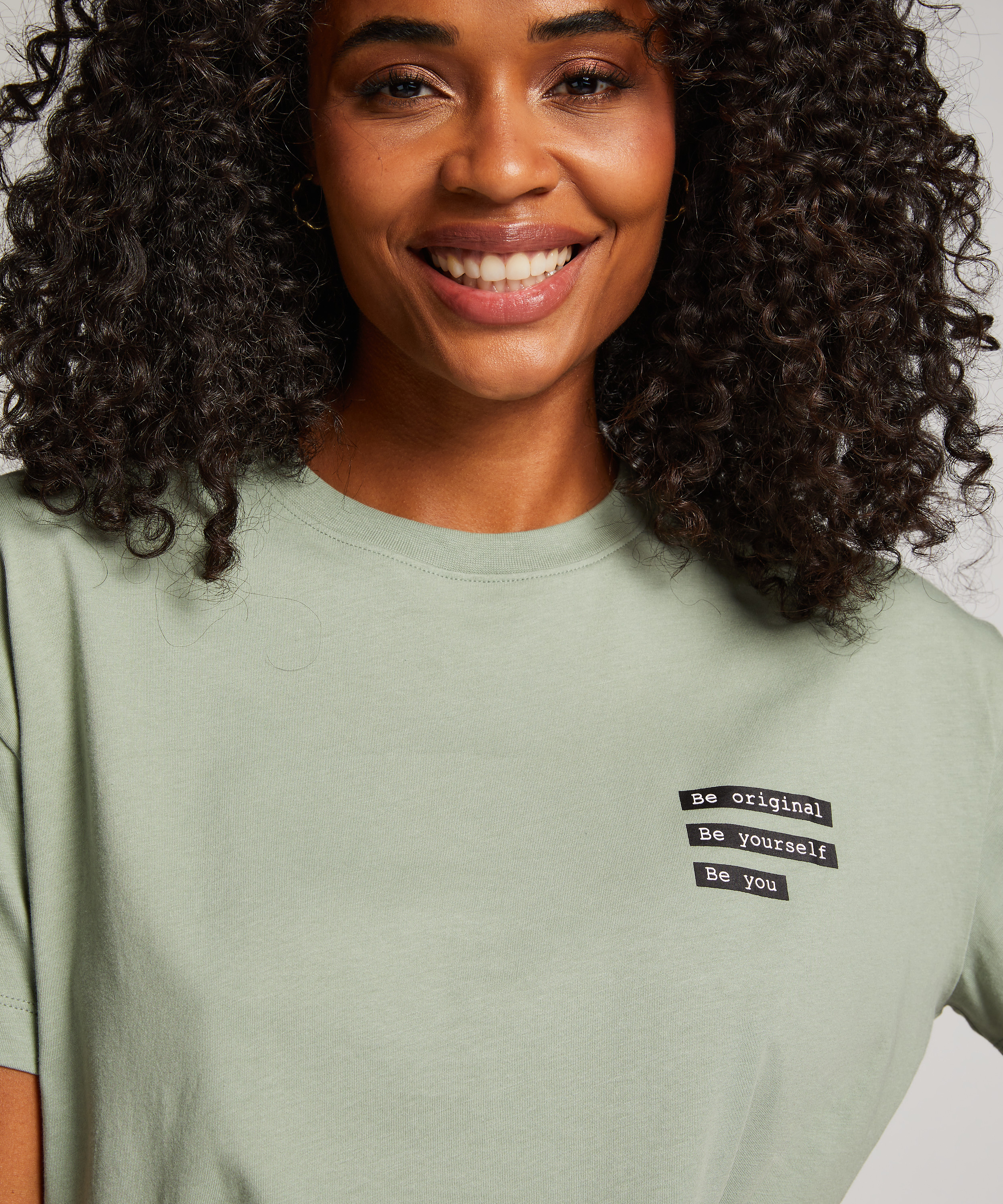 Nattlinne med rund halsringning, Grön, main