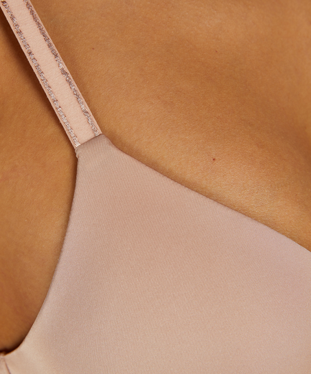 Formpressad push-up bh utan bygel Mona, Beige