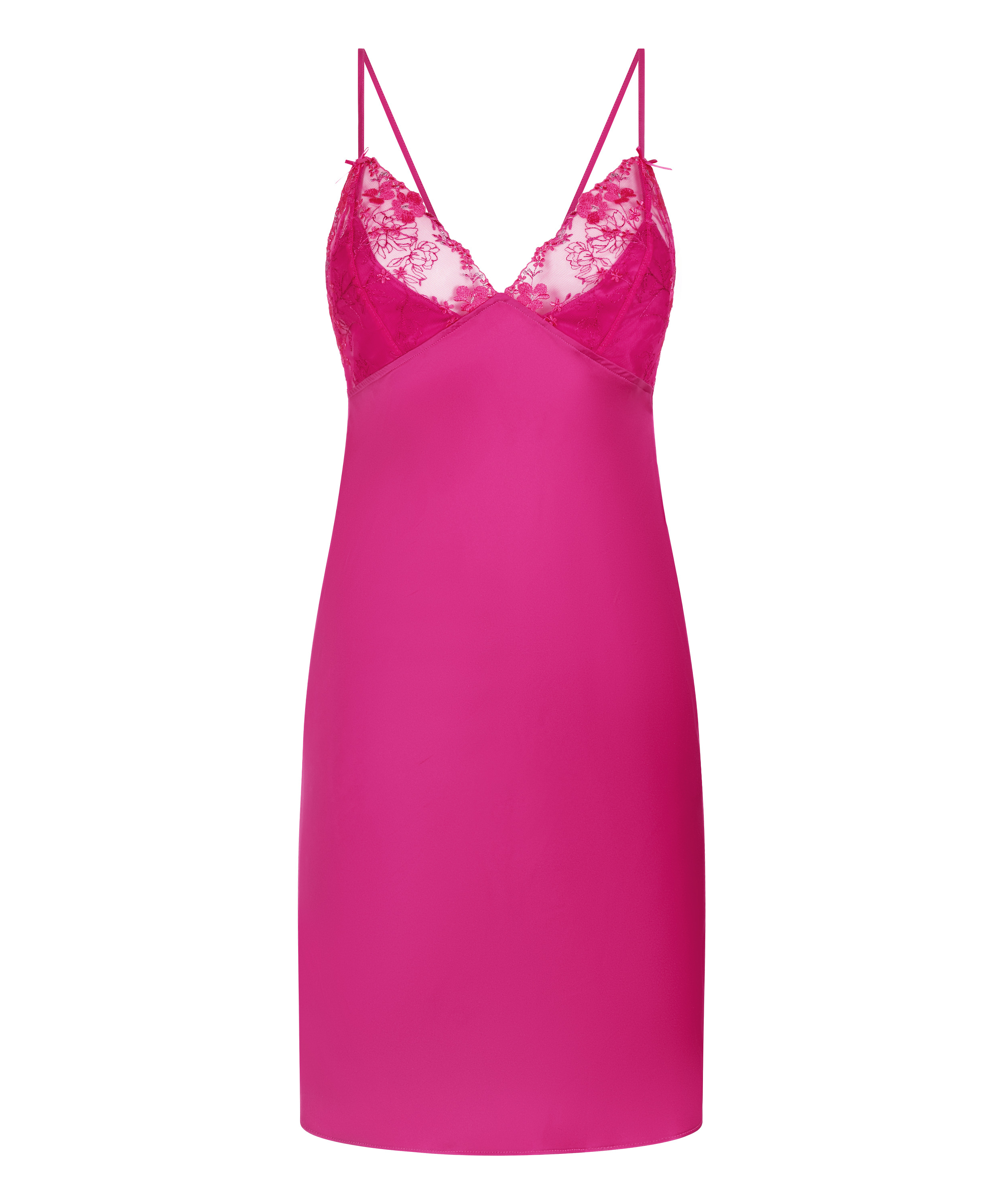 Peonie slipkl&auml;nning i satin, Rosa, main