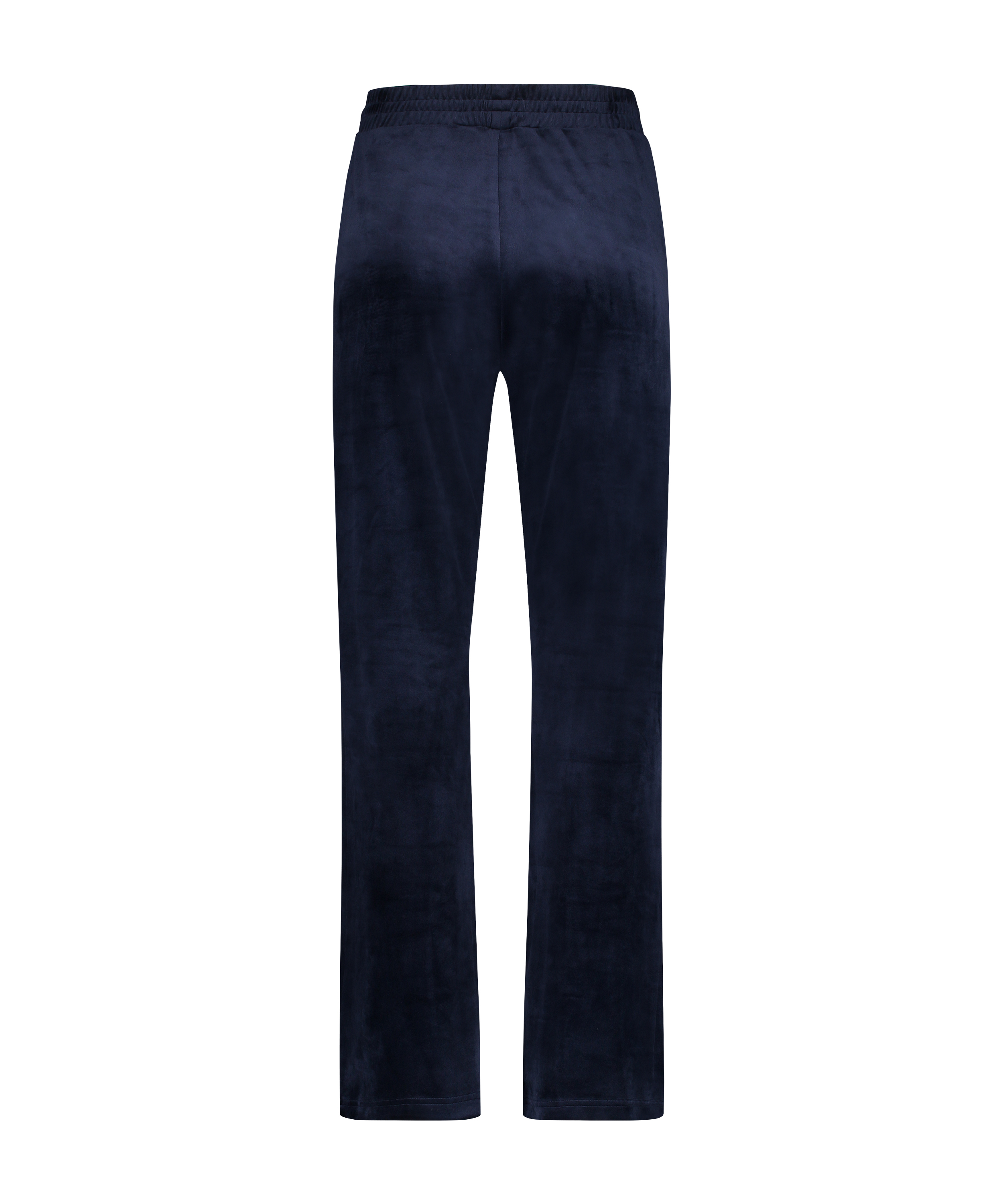 Velour joggingbyxor, blå, main