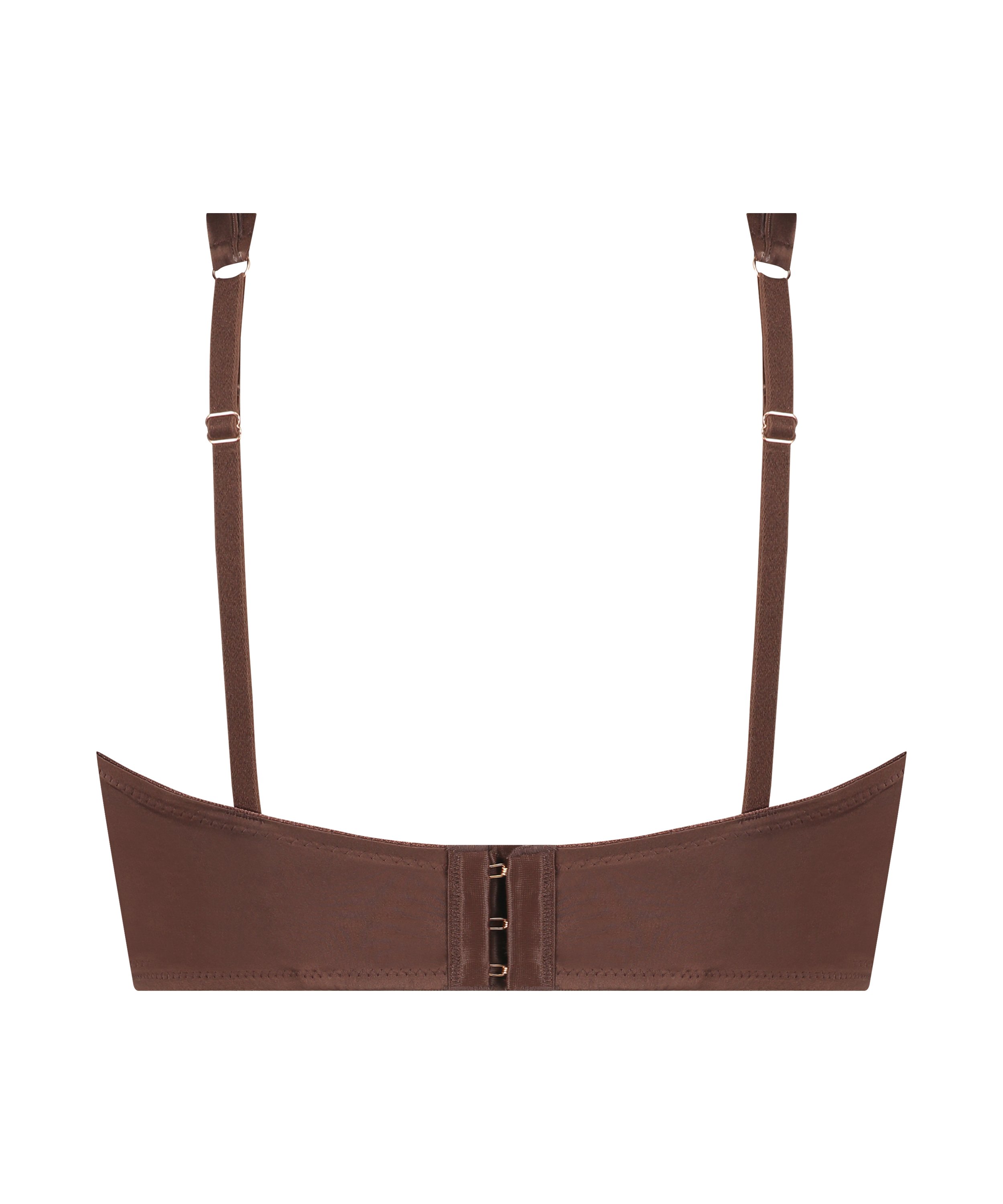 Icke formpressad bygel-bh Indigo, Brun, main